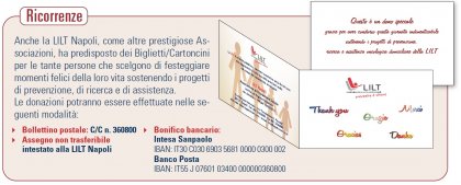 Ricorrenze - bomboniere solidali