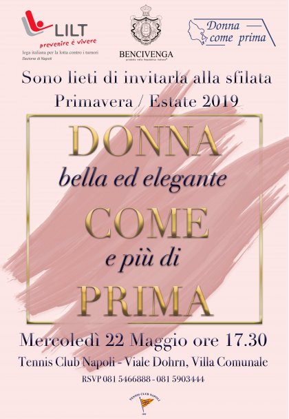 Sfilata Primavera/Estate 2019