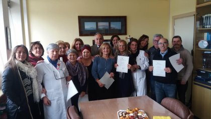 Attestato di benemerenza ai volontari della LILT Napoli