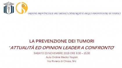 LA PREVENZIONE DEI TUMORI “ATTUALITÀ ED OPINION LEADER A CONFRONTO”