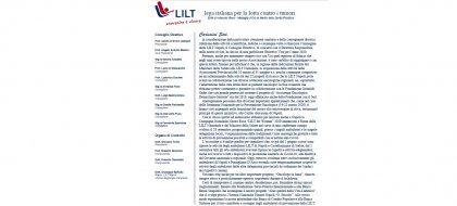 Lettera ai Soci LILT scritta dal Presidente